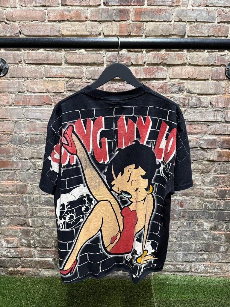 Vintage Betty Boop All Over Print sz. XL