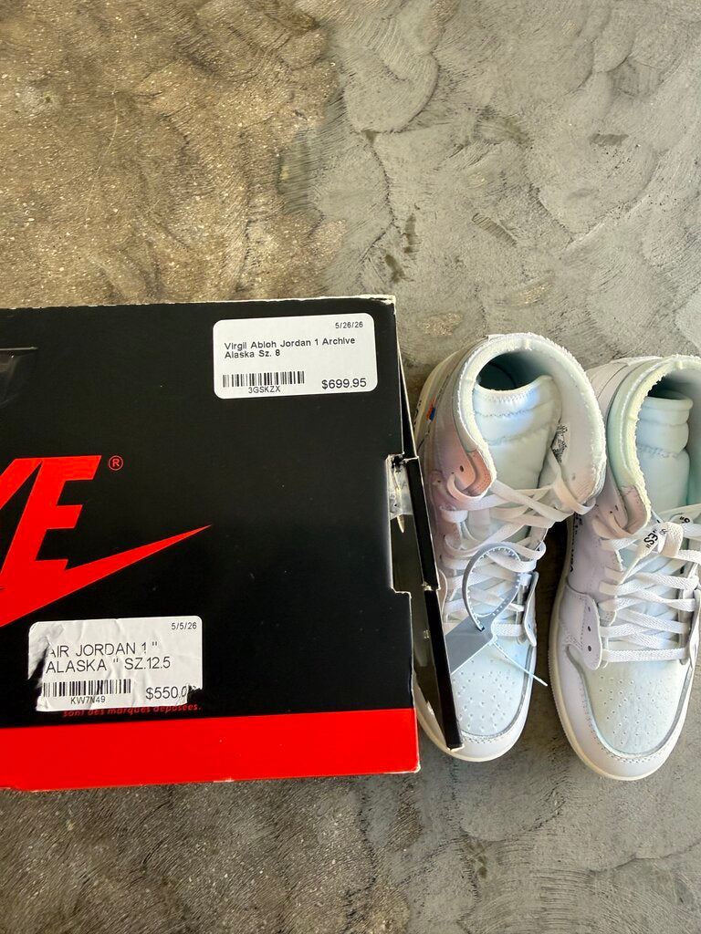 Virgil Abloh Jordan 1 Archive Alaska Sz. 8