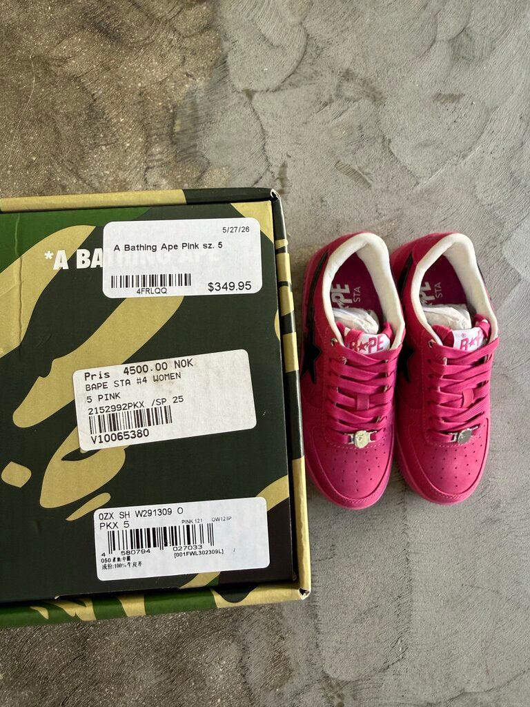 A Bathing Ape Pink sz. 5