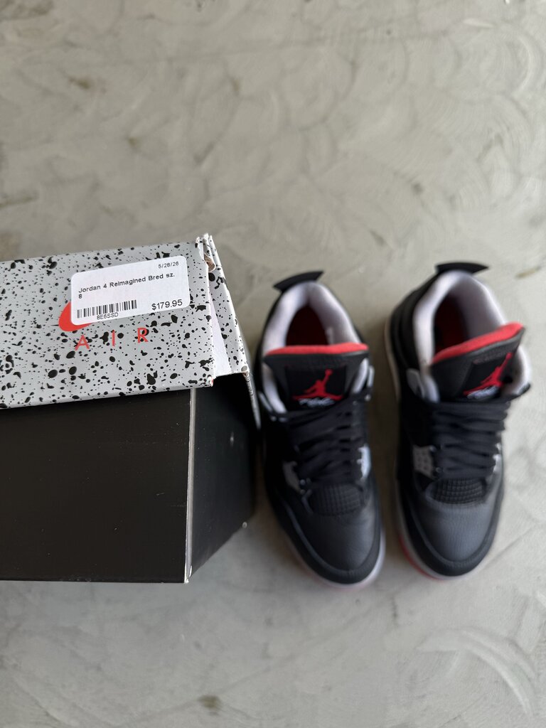 Jordan 4 Reimagined Bred sz. 8