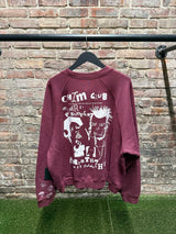 HMDD Club Crewneck Burgundy sz. L