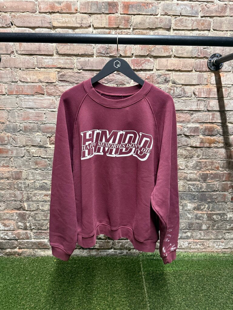 HMDD Club Crewneck Burgundy sz. L