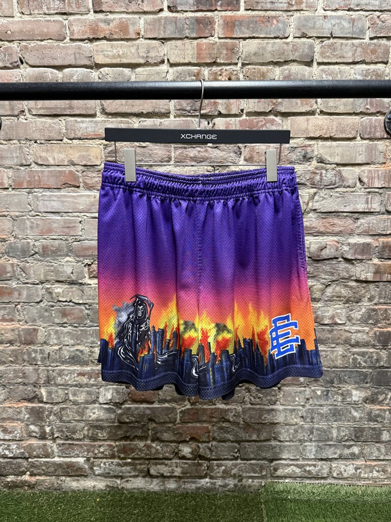 Warren Lotta x Eric Emmanuel NYC Reaper Mesh Shorts sz, XXL