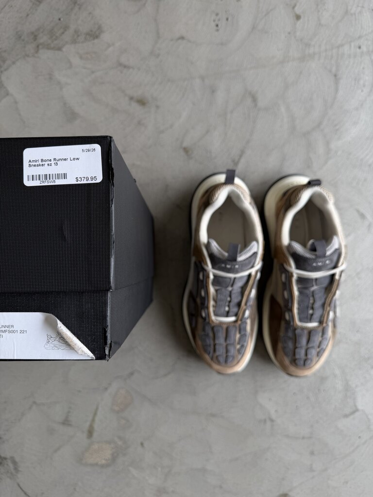 Amiri Bone Runner Low Sneaker sz 13