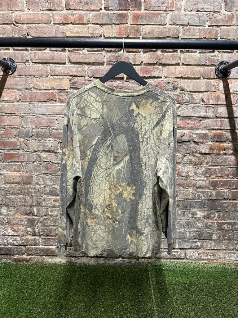 Vintage Camo L/S sz. XL