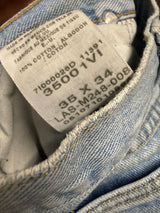 Vintage Wrangler Denim Blue Light Wash Shorts Sz. 35