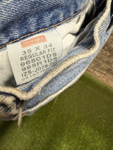 Vintage Wrangler Denim Blue Light Wash Shorts Sz. 35