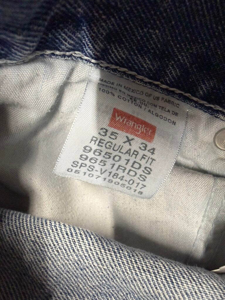Vintage Wrangler Denim Blue Light Wash Shorts Sz. 35
