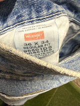 Vintage Wrangler Denim Blue Dark Wash Shorts Sz. 35