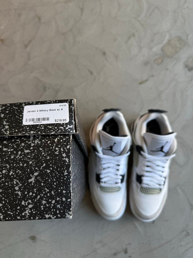 Jordan 4 Military Black sz. 8