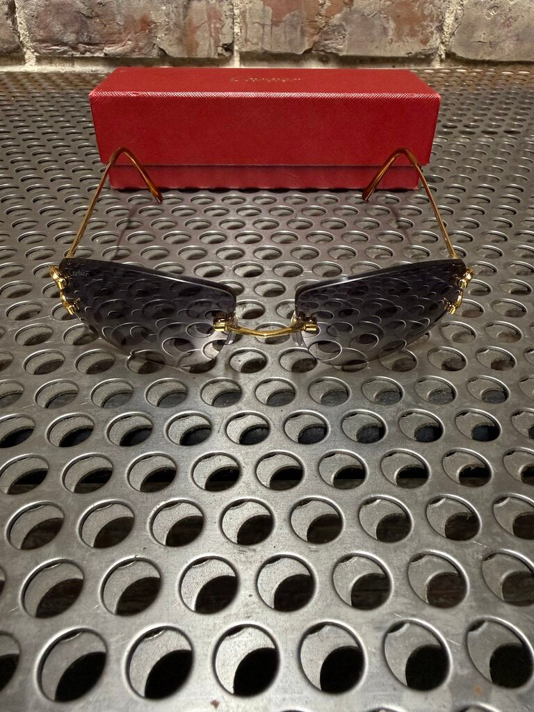 Cartier Classic C da Cartier Motif Gold Sunglasses