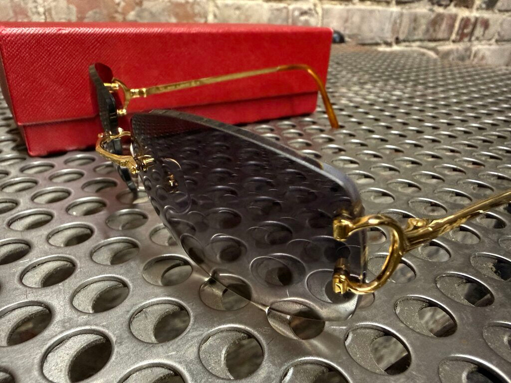 Cartier Classic C da Cartier Motif Gold Sunglasses