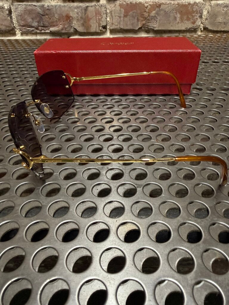 Cartier Classic C da Cartier Motif Gold Sunglasses