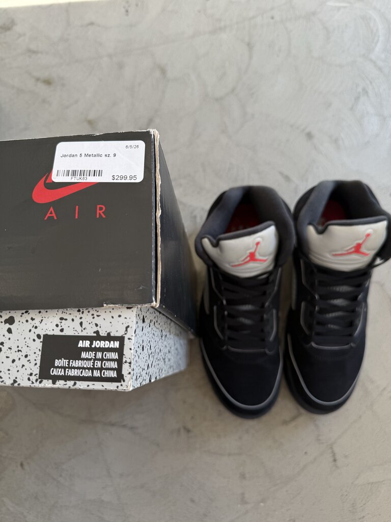 Jordan 5 Metallic sz. 9
