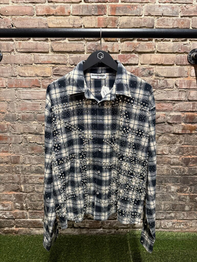 Vale State Rhinestone Flannel sz. M