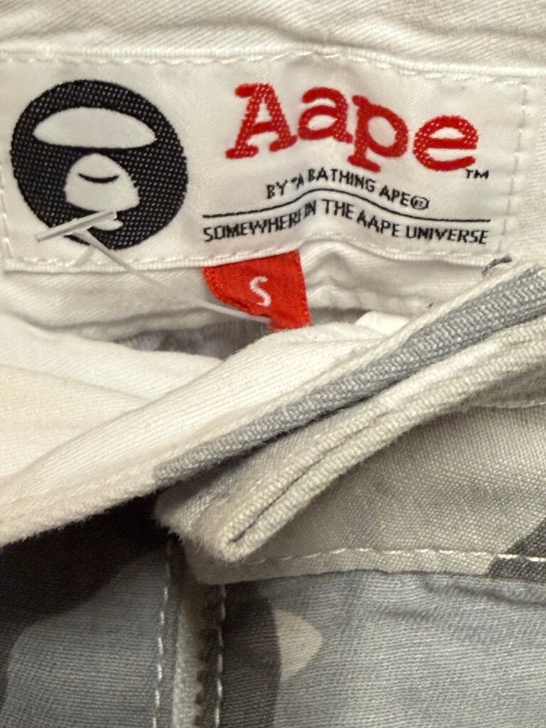 AAPE by A Bathing Ape Grey Camo Shorts sz. S