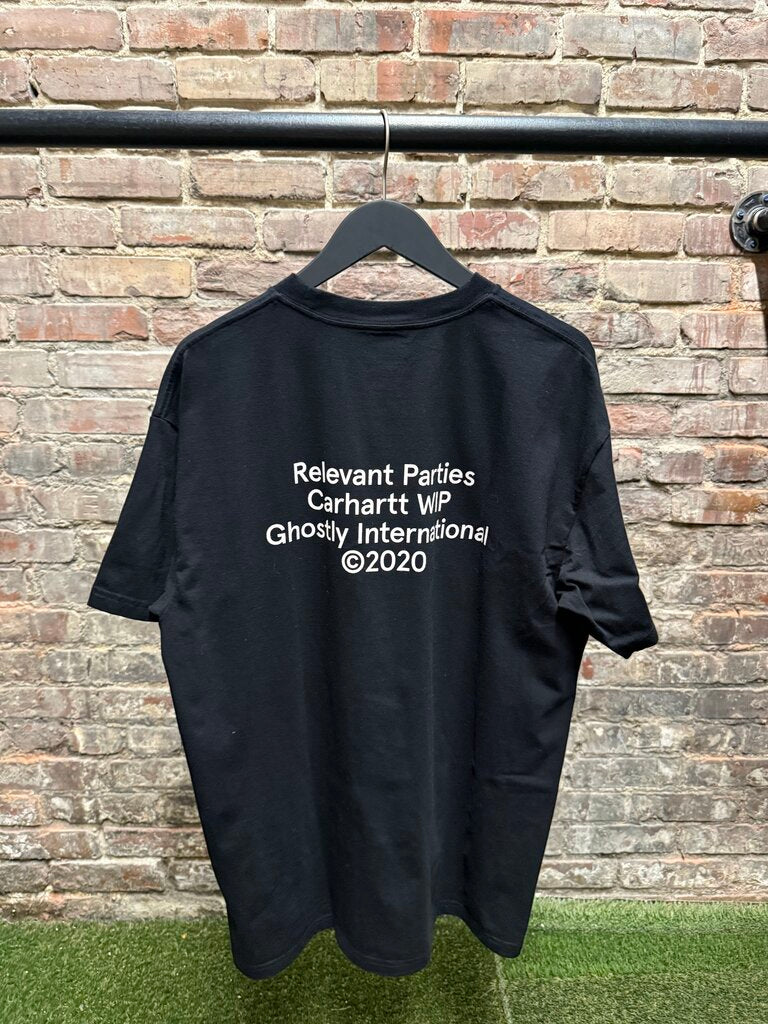 Carhart x Ghost Black Tee Sz. L
