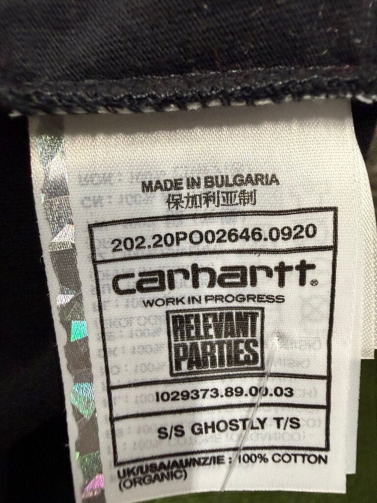 Carhart x Ghost Black Tee Sz. L