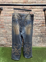 Vale Chopper Mud Wash denim Jeans Sz. 32