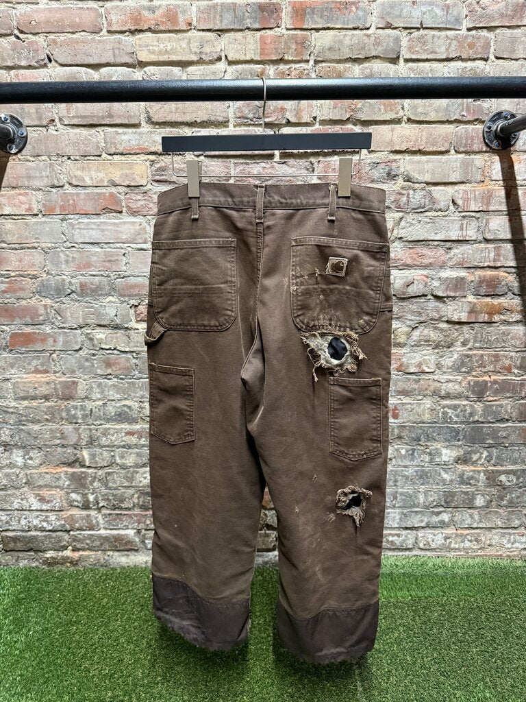 Vintage Carhartt Double Knee Brown Insulated Sz. 32
