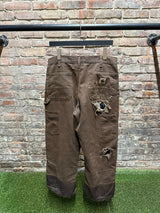 Vintage Carhartt Double Knee Brown Insulated Sz. 32