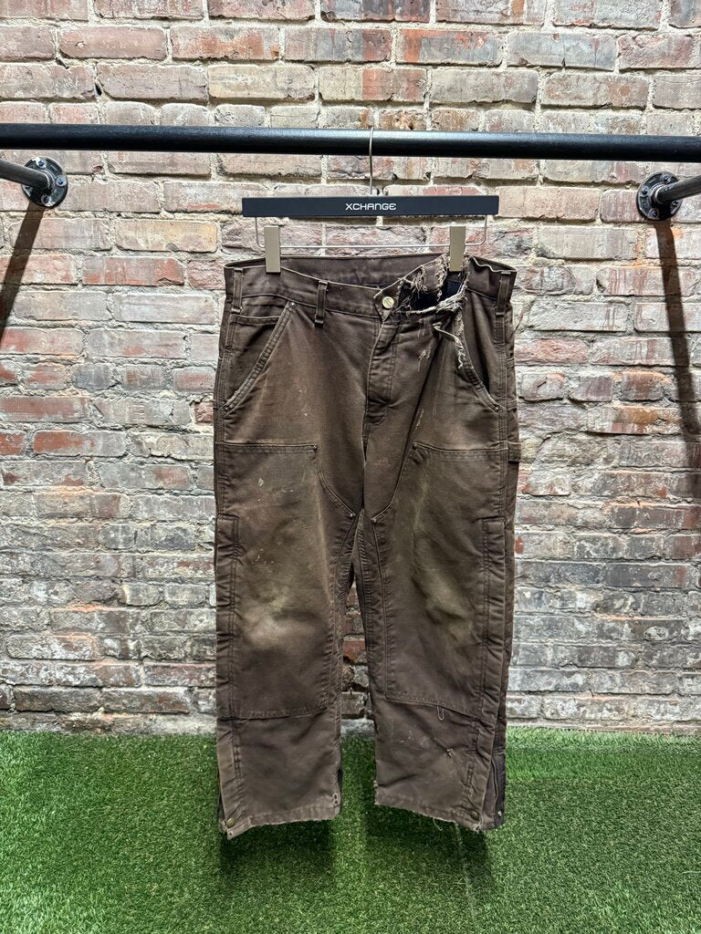 Vintage Carhartt Double Knee Brown Insulated Sz. 32