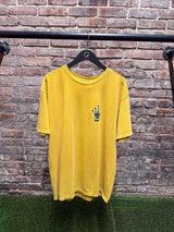 Vintage Stussy Yellow Crown Tee Sz. L