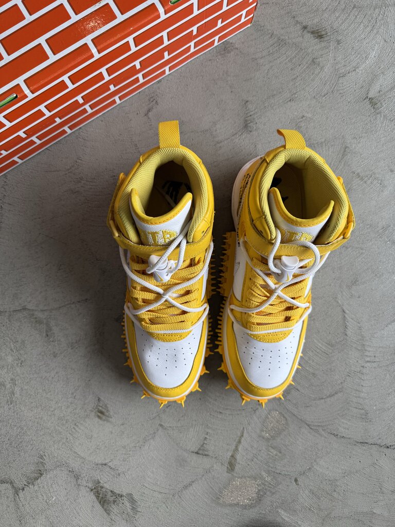 Nike X Off-White Air Force 1 Mid Canary Yellow Sz. 9.5M