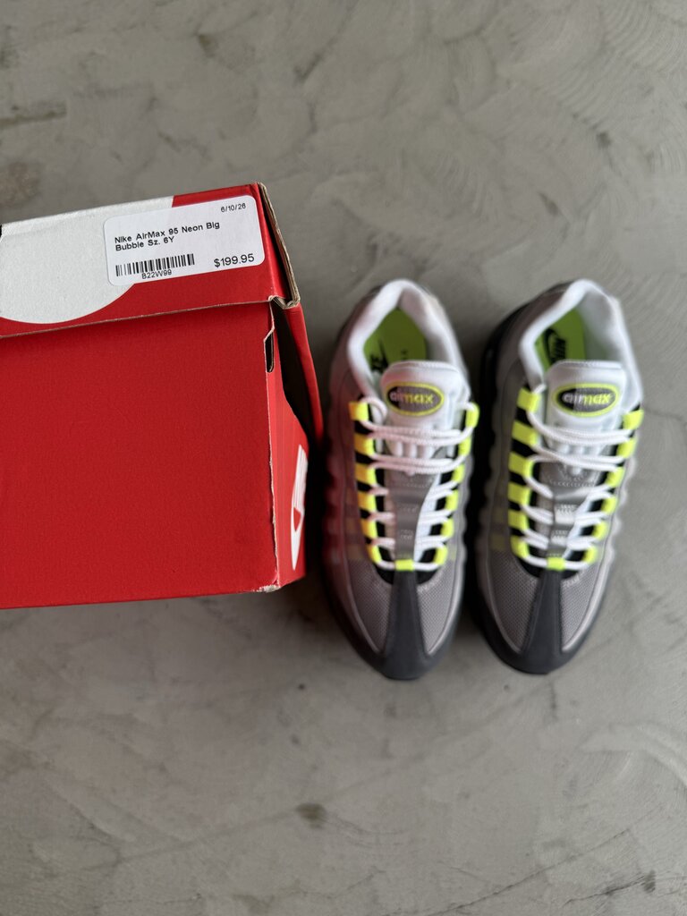 Nike AirMax 95 Neon Big Bubble Sz. 6Y
