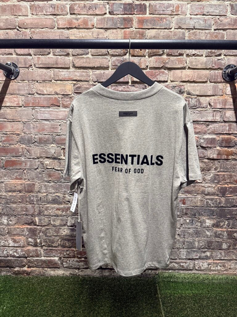 Essentials Fear Of God Dark Oatmeal Tee Sz. S