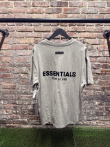 Essentials Fear Of God Dark Oatmeal Tee Sz. S