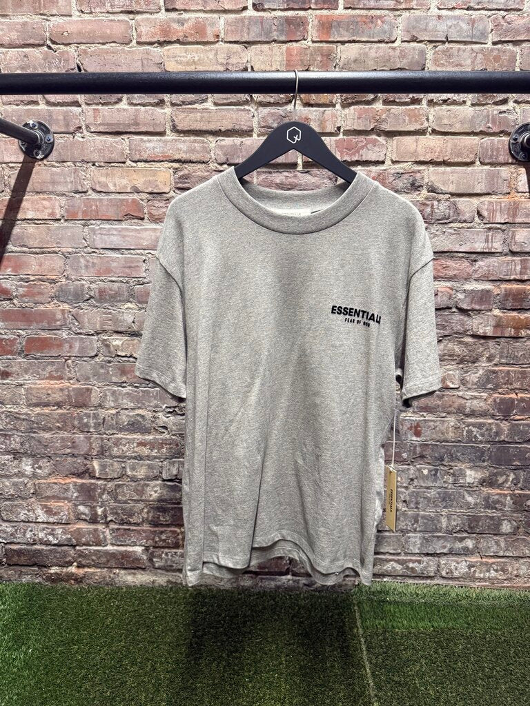 Essentials Fear Of God Dark Oatmeal Tee Sz. S
