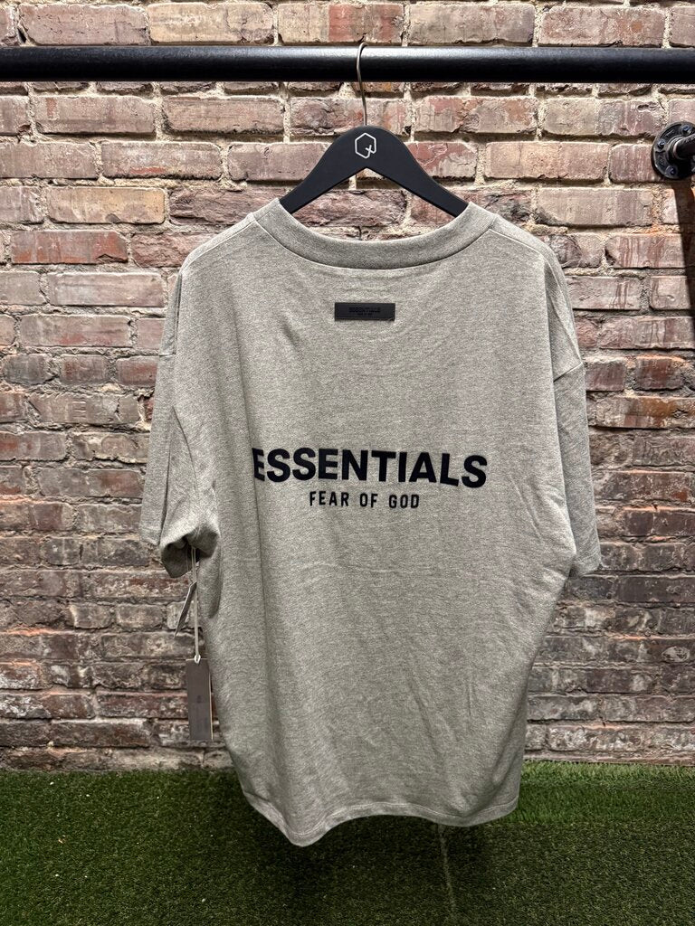 Essentials Fear Of God Dark Oatmeal Tee Sz. L