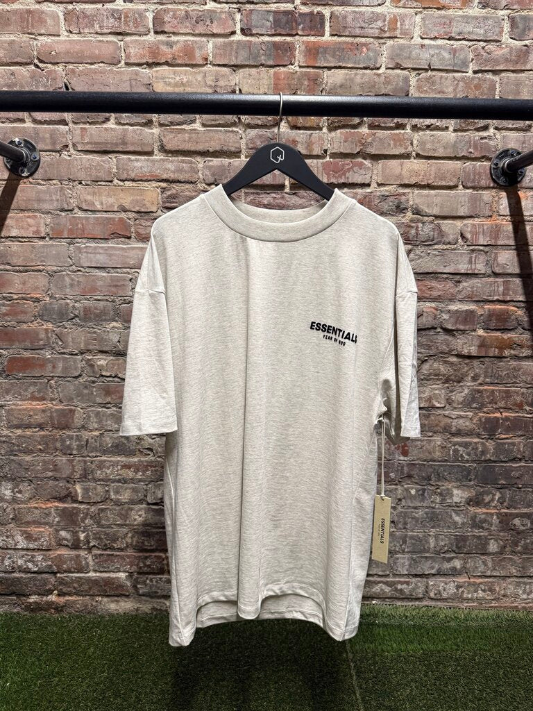 Essentials Fear Of God Light Oatmeal Tee Sz. L