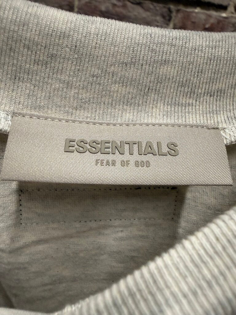 Essentials Fear Of God Light Oatmeal Tee Sz. L