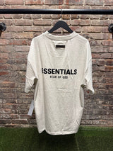 Essentials Fear Of God Light Oatmeal Tee Sz. L