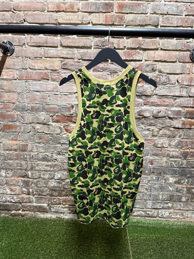 Bape Green Camo Tank Sz. M