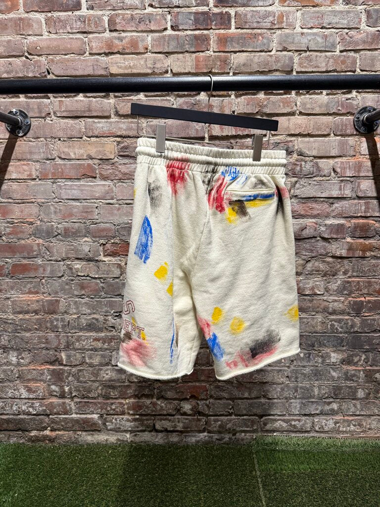 Palm Angels Paint Splatter Physical Ed. Shorts Sz. L