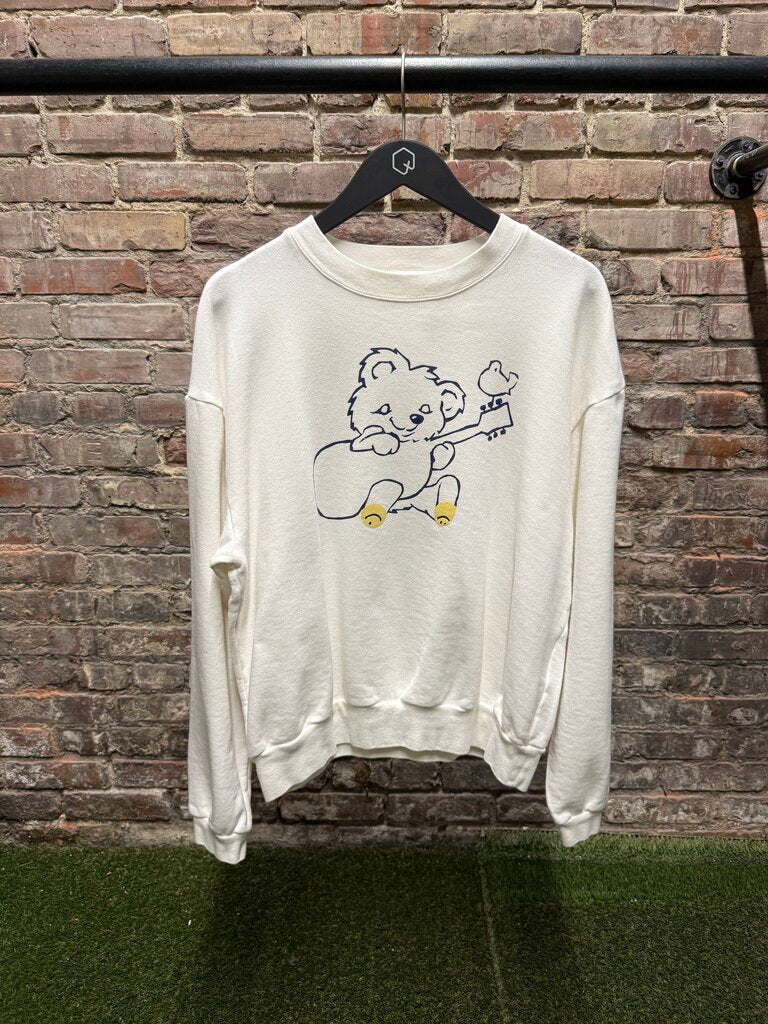 Kapital Bear Crewneck White Sz. 4