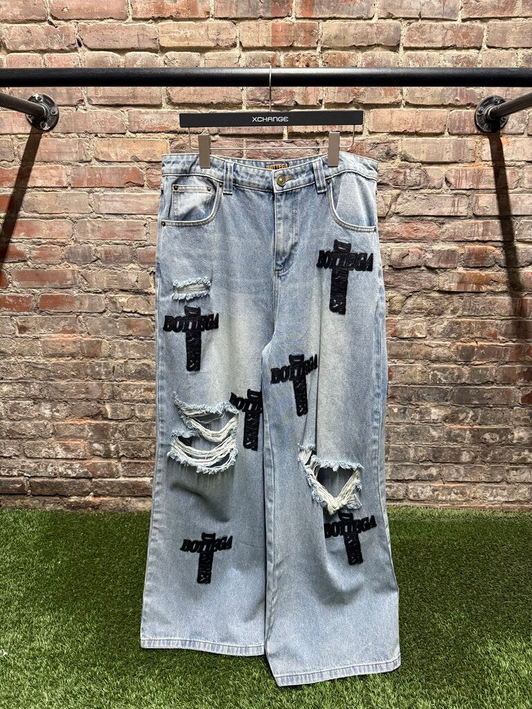 Bodega Desires Holy Grail Denim Baggy sz. 34