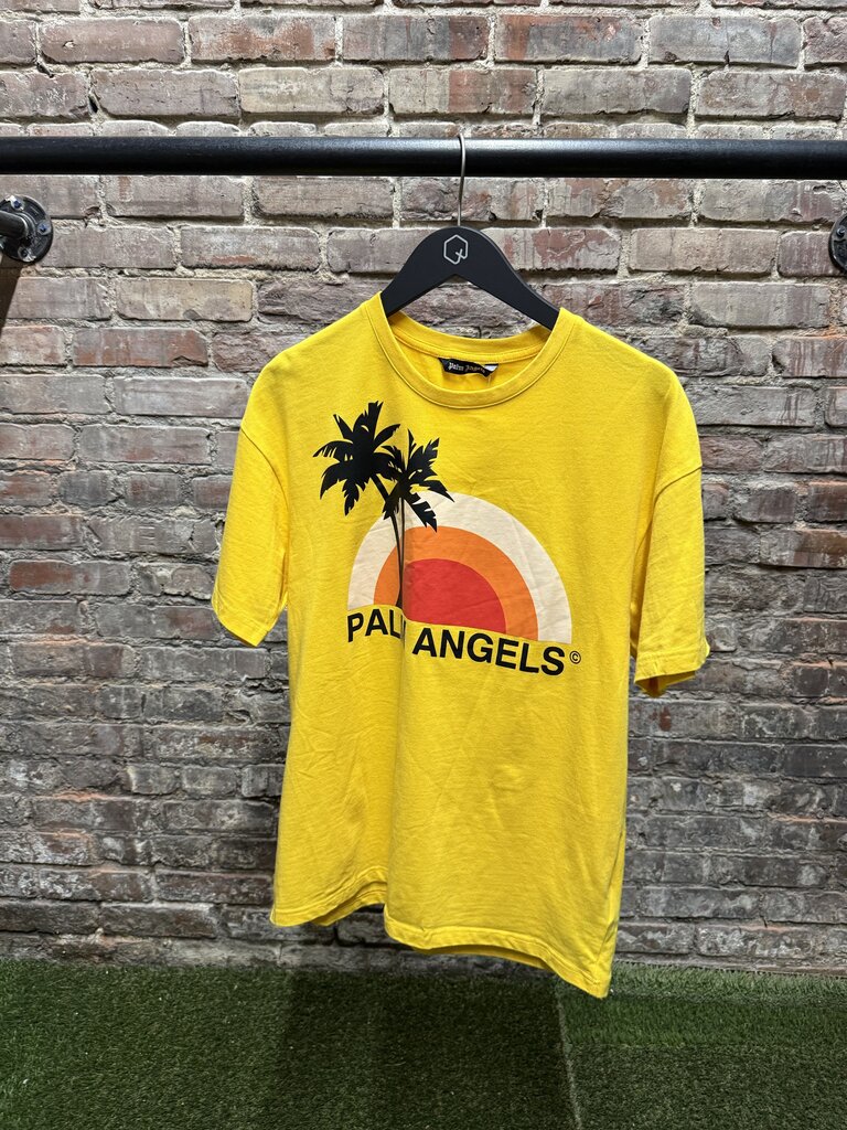 Palm Angels Horizon Tee Yellow Sz. L