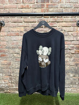 Kaws X Uniqlo Navy Crewneck Sz. L
