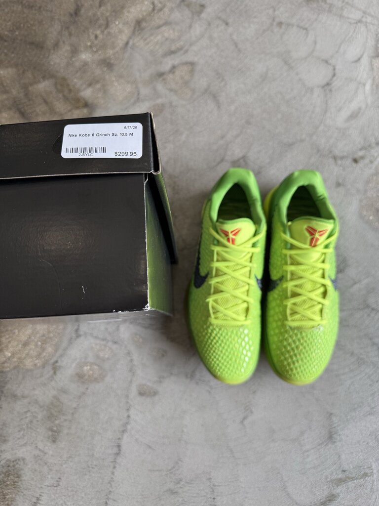 Nike Kobe 6 Grinch Sz. 10.5 M