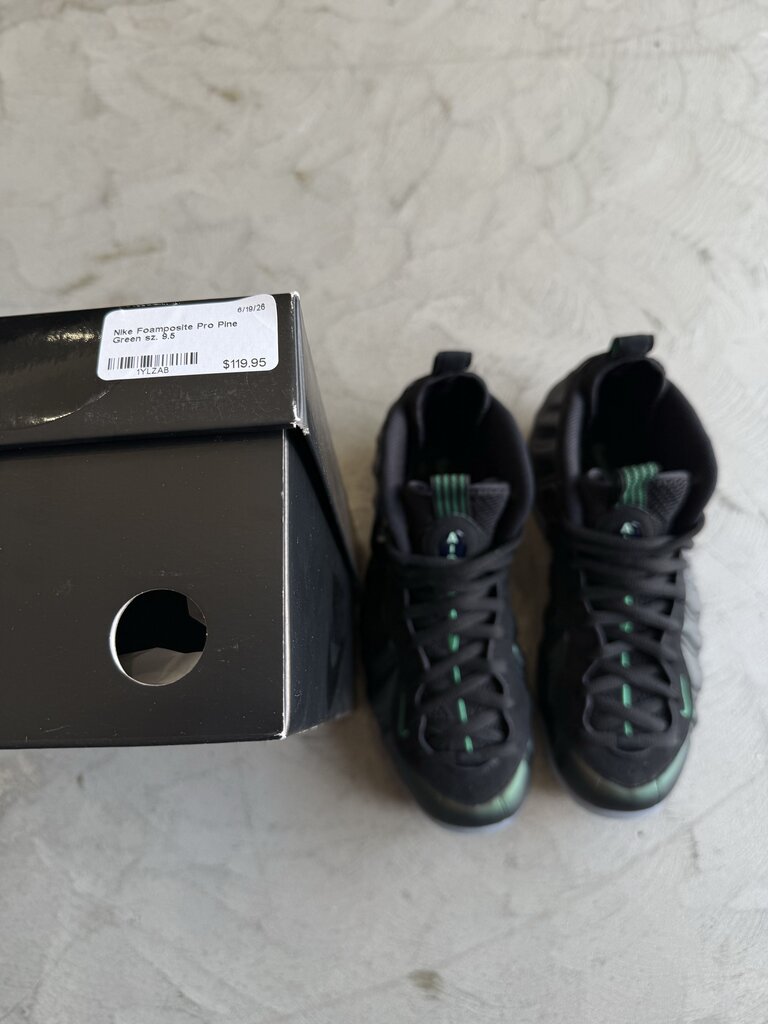 Nike Foamposite Pro Pine Green sz. 9.5