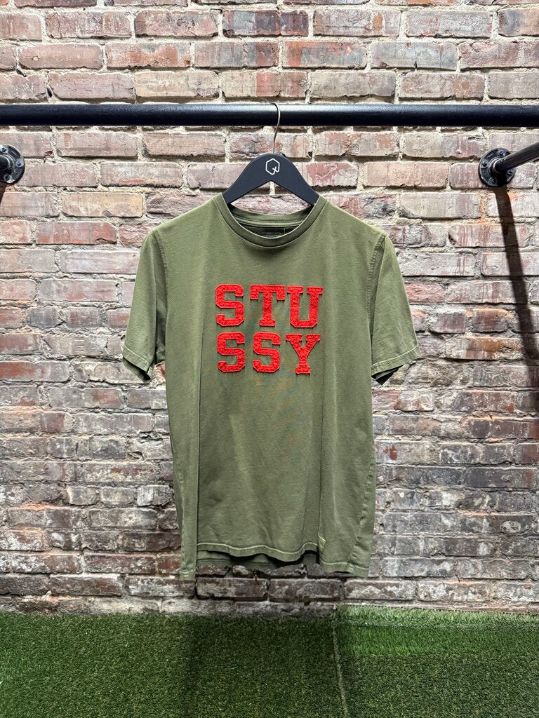 Stussy International Tee Olive Sz. M