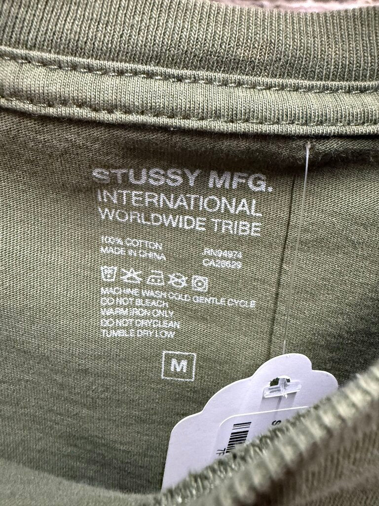 Stussy International Tee Olive Sz. M