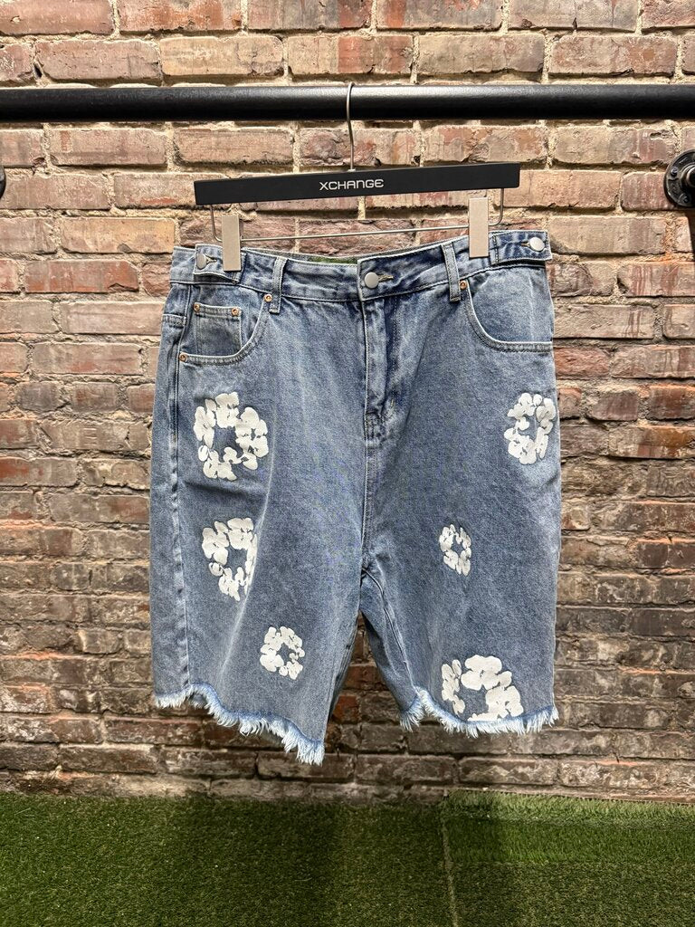 Denim Tears Blue Light Was Jean Shorts Sz. XXL