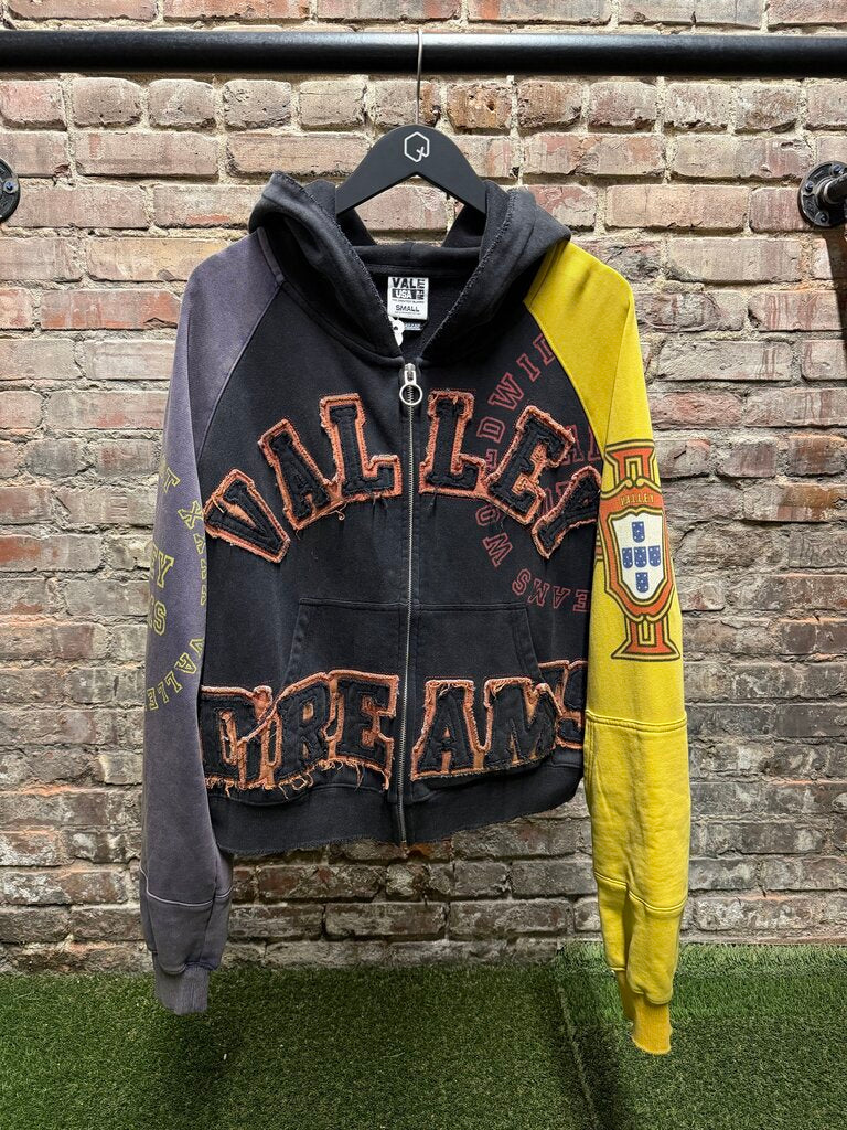 Vale Forever Crest Zip-Up Purp/Blk sz. S