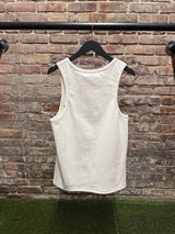 Vale State White Tank Top Sz. M