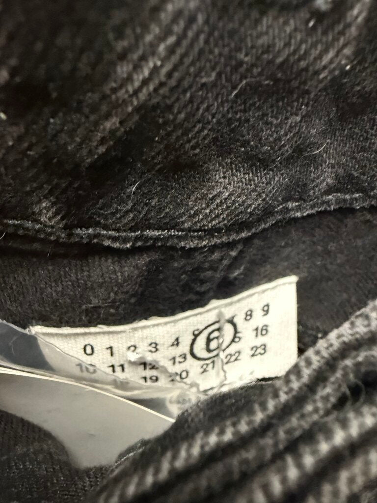 MM6 Maison Margiela Black Spliced Jeans Sz. 38
